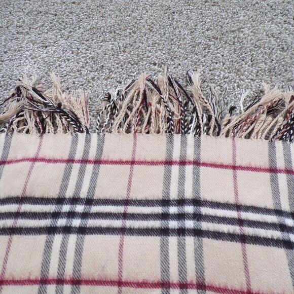 Plaid cashmere scarf - Picture 6 of 7